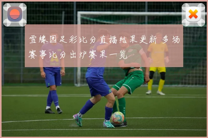 雪缘园足彩比分直播结果更新 多场赛事比分出炉赛果一览